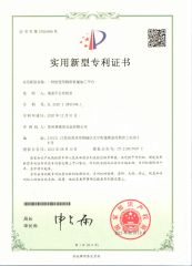 Letters Patent certificate from Suzhou Ingesheng Lock Co., Ltd.