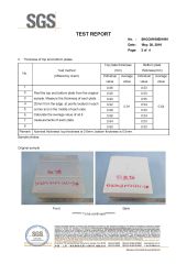 PIR SGS TESTING REPORT certificate from Henan K-Home Steel Structure Co., Ltd.