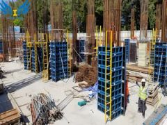 Lightweight Steel Frame Shutteringfor Column Construction in Bali Indonesia - Image 2