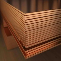 Copper Earthing Plates Plate Thickness 3.MM TO 80.MM Thickness 1MM TO 20MM, 3mm Or 6mm Finish Polished, as per - Image 1