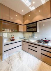 Acrylic Modular Kitchen Durability Durable Flexibility Flexible Privacy Feature Privacy Soundproofing Soundproofing Aesthetic Feature - Image 1