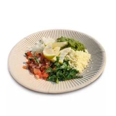 Hot Sale Biodegradable Sugarcane Bagasse Plates Paper Cup Cutlery Compostable Disposable Tableware Suit - Image 1