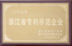 Zhejiang patent demonstration enterprise certificate from SHAOXING TIANLONG TIN MATERIALS CO., LTD.