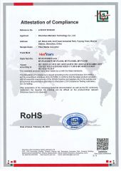 ROHS for Media Converter certificate from Shenzhen Longxing Industrial Co., Ltd.