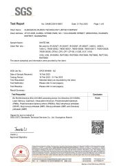 SGS RoHS Report for White Ink certificate from Zhongshan Hongli Handware Store (Individul Business Owner)