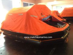 Marine Lifesaving Equipment Life Raft Solas Approval Material PE Type Life Raft HS Code 89071000 Using Field Water Trademark - Image 6