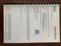 SGS Certification certificate of Shandong Mountain Raise Heavy Industry Machinery Co., Ltd. – certificate photo, supplier certificates section