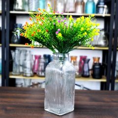 Home Decoration Square Creative Hydroponic Clear Glass Vase - Image 6