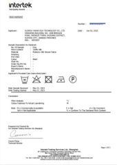 Our certificates certificate from Jiangmen Neiyishe Garment Co., Ltd