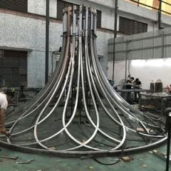 Customized Metal Crafts Stainless Steel Brushed Artwork Color Gold Size Custom Origin China Style Creative HS Code - Image 4