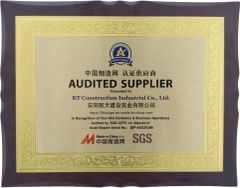 SGS certificate from KT Construction Industrial Co., Ltd.
