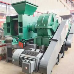 Charcoal Powder Briquette Pressing Carbonized Coconut Shells Rice Husks Sawdust Wood Chips Corn Stalks Bagasse Powder Briquette Making Machine - Image 1