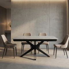 Adjustable Height Electric Dining Table That Seamlessly Switches to Bar Counter Level - Image 1