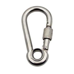 Rigging Hardware Hook Stainless Steel Spring Snap Hooks with Eyelets and Screw Nuts - Image 6