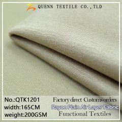 3D Skin-Friendly Rayon Air-Layer Knitted Fabric Breathable Health Textile Lightweight High-Quality Fabric - Queen Textile Co., Ltd.