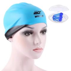 Waterproof Reversible Unisex Adult Silicone Swimming Caps Gender Unisex Season Summer Color Colourful Brim Without Brim Material Silicone - Image 2