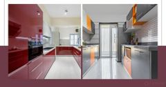Modular Kitchen Cabinets Appearance Modern Pattern Design Plain Product Type Standard Kitchen Design U-Shape Weight Capacity - Image 2
