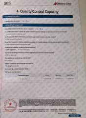 Company Certificate3 certificate from Suizhou Luhangjie Trading Co., Ltd