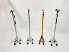 Small Spray Painted Four Legged Walking Stick in Multiple Colors - Foshan Achieve Medical Technology Co., Ltd.