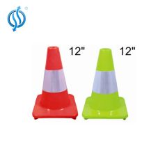 Black Base PVC Traffic Safety Warning Cone Signs - Image 6