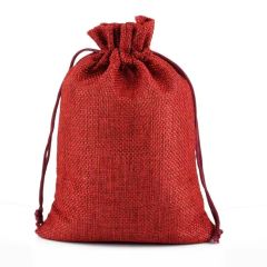 Yiwu Market 10*14cm Custom Party Favour Drawstring Jute Bags Party Wedding Linen Bag - Yiwu Youjing Import and Export Co., Ltd