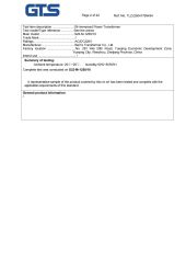 6 certificate from Beite Transformer Co., Ltd.