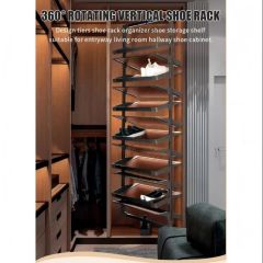 Wardrobe Revolving Shoes Rack Storage Accessories for Bedroom - Image 5