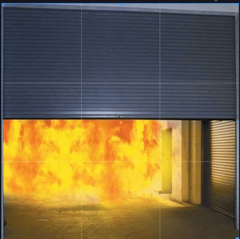 Black Fire Rated Rolling Shutters Material MS Color Black Brand Hormann Type Rolling Doors Thickness 1 to 5 mm Surshape Finish - Image 2