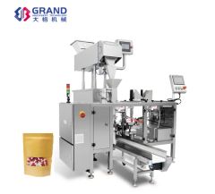 Automatic Horizontal Zipper Bag Beef Jerky Nuts Candy Snacks Doypack Packing Machine - Image 1