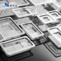 Kitchen Equipment Tool Food Storage Containers with Cover Plastic Food Pans - Image 5