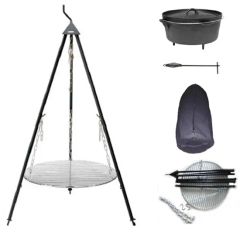 4 Sets 4qt Cast Iron Dutch Ovens for Camping and Outdoor Cooking - Image 4