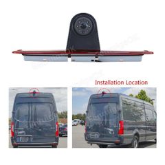 EnruigeOK 3rd Brake Light Rear View Backup Camera For Mercedes Sprinter / VW Crafter MK1 - Image 5