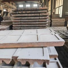 High Manganese Crusher Accessories Custom Wear Parts Jaw Plate for Jaw Crusher - Shandong Juhengyuan Machinery Casting Co., Ltd.