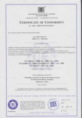 EMC (FJ4E 400) certificate of Wenzhou Jason Fan Manufacturer Co., Ltd. – certificate photo, supplier certificates section