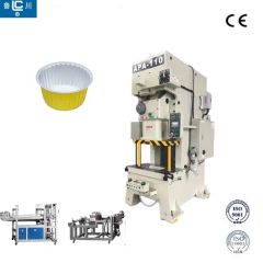 Food Container Punching Making Line Disposable CNC Mould Aluminium Foil Dishes Making - Image 4