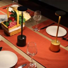 Modern Cordless Decorative Lamp Rechargeable Battery Restaurant LED Dining Table Lamps - Image 6