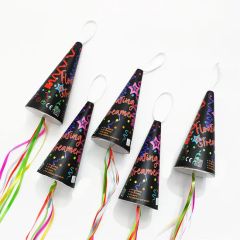 Colorful Streamer Pull Pop Confetti Poppers Hand Throwing for Celebrations Wedding Party - Image 5