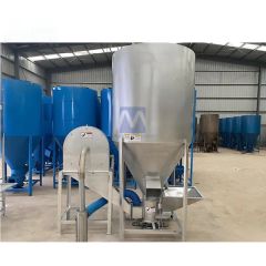 Mixer Machines Feed Animal Feed Crusher Machine Grinder Wood Chip Straw Animal Feed Crusher - Henan Mingwei Machinery Equipment Co., Ltd.