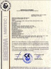 CE Certificate certificate of Wuxi Danxiao Machinery Co., Ltd. – certificate photo, supplier certificates section