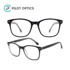 Pilot Optics 2023 Rectangle Oversized Lightweight Anti Blu Light Optical Frames - Image 5