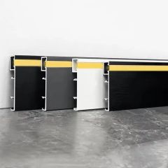 Aluminum Alloy Baseboard LED Channel Corner Strips for Flooring Lighting LED Profile - Image 2