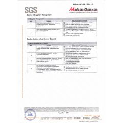 SGS certificate certificate from Hubei Space Double Rhombus Logistics Technology Co., Ltd.