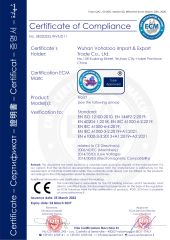 CECertificate of Hoist certificate from Wuhan Vohoboo Import and Export Trade Co., Ltd.