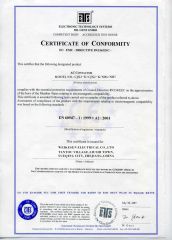 CERTIFICAT certificate from Yueqing Woen Electric Co., Ltd