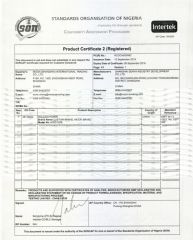 Product Certificate certificate from Moon (Shanghai) International Trading Co., Ltd.