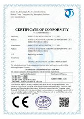 CE certificate from Hebei Rital Metal Products Co., Ltd.