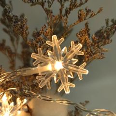 2025 New Christmas Tree Snowflake LED String Lights Xmas Tree Decor Fairy Lighting String Pendant Ornaments for Home Party Decor Light - Image 4