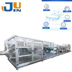 Automatic Disposable Waterproof Under Pad/Pet Pad Machine Origin China Condition New Trademark JUJIN HS Code 84418090 Specification 22× 2× 3 - Image 3