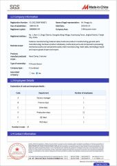 Certificates certificate from Tianjin Double Benefit Throat Hoop Factory