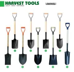 Powder Coated Shovel with Steel Handle Steel Handle Shovel - Image 4